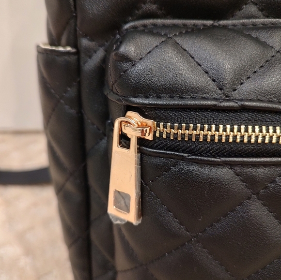 Sandy Lisa St. Tropez Quilted Backpack for Laptop 15.6\